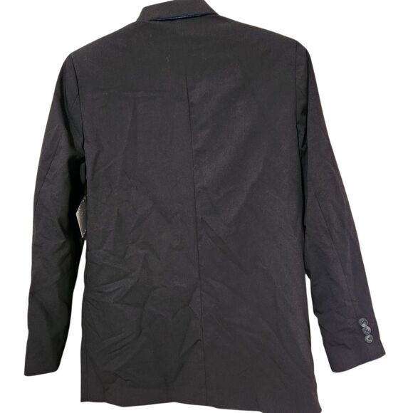 Izod Blazer for Boys Sizes 18 Black Two Front Buttons Lined - Picture 3 of 14